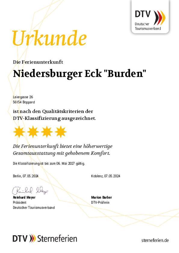 דירות בופארד Niedersburger Eck, Wandern, Radfahren, Geniessen, Erholen מראה חיצוני תמונה